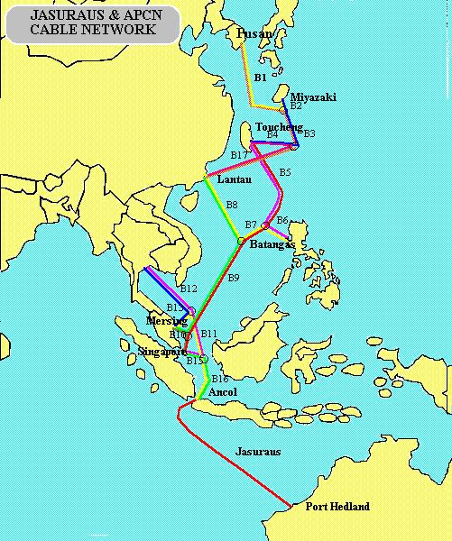 JASURAUS/APCN Route Map