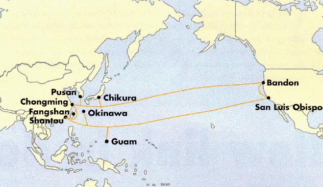 China-US Route Map