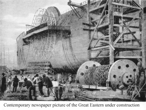 Great Eastern Under Construction